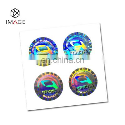 Hologram 3d Round Brand Package Label with Tamper Evident Functions