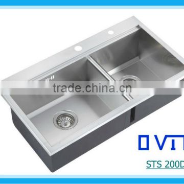 Indian kitchen design Ovit kitchen sinks wholesale STS 200D-3