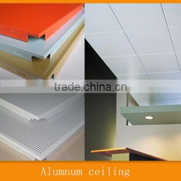 Aluminum ceiling panel for construction decoration usage