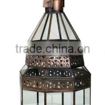 Candle Lantern copper finish sn-045
