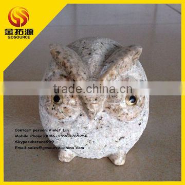 small stone animal carving owl