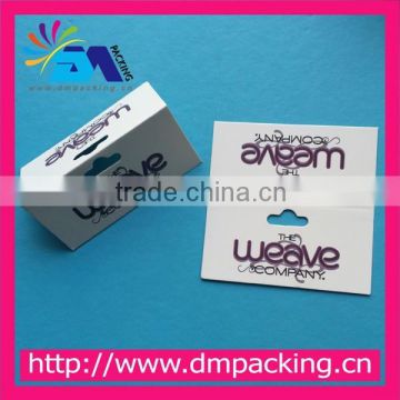 Folded jewelry paper card with logo pritned