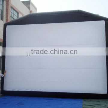 Outdoor inflatable movie screen, indoor inflatable screen for sale