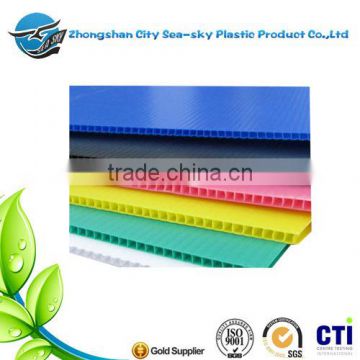 corrugated hollow sheet for the protection, floor protective sheet