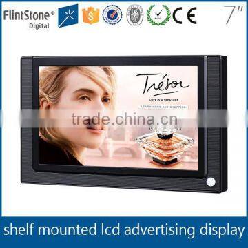 flintstone 7" lcd retail store video display led indoor display 7 inches lcd advertising machine