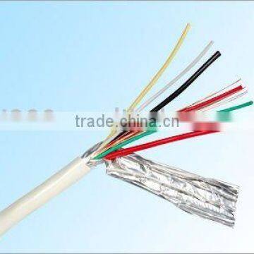 6 Core Alarm Cable White Shielded 100m reel