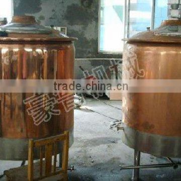 Red copper beer equipment-500L red copper brew kettle