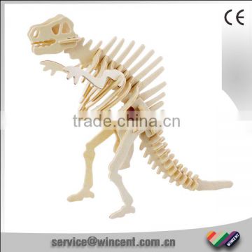 Dinosaurs Assembling 3D Wooden Puzzle Toys