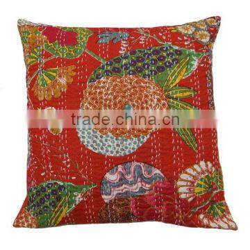 Christmas Kantha Pillow & Cushion Cover