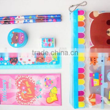 custom any printing for kids pencil zipper pouch bag stationery set
