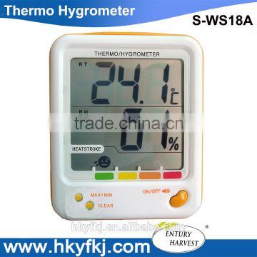 Best selling amazon digital temperature thermometer wireless hygro thermometer(S-WS18A)