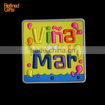 Creative Logo PVC Rubber Soft 3D Fridge Magnets promotional gifts OEM Menufacture china