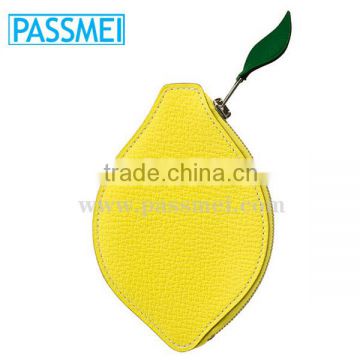 leather yellow coin bag,green and yellow coin wallet
