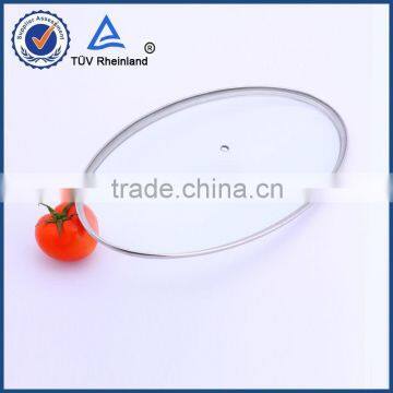 G type square tempered glass cover for saucepot