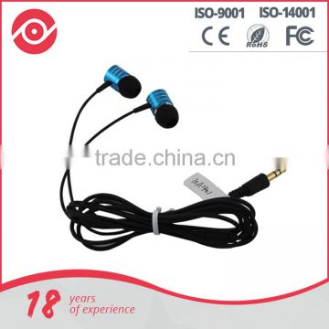 2016 wholesale Top Selling Products Stereo wired in ear earphone