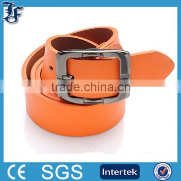men genuine leather belts with alloy buckle