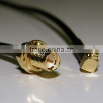 RF Coaxial RP SMA Female to MMCX Male Pigtail Cable
