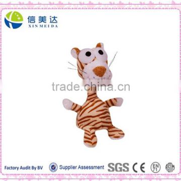 Handmade stuffed tiger plush dog pet toy