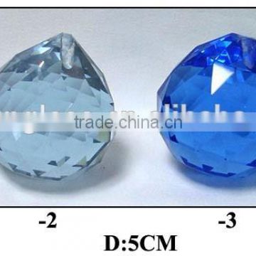(05-5194)diamond shape glass decoration crystal craft