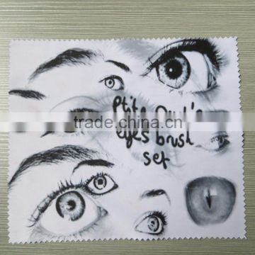digital printing on eyeglass cleaning cloth microfiber lens cleaning cloth personalized china