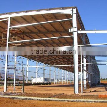 prefab steel structure plant shed