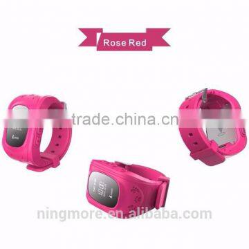 2016 real factory Anti Lost GPS Tracker Watch for Kids Smartwatch Wristband Alarm