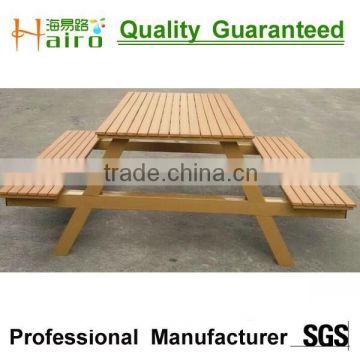 aluminum and polywood outdoor table