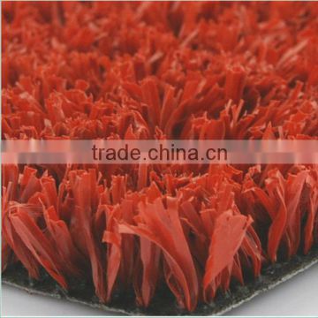 2014 New design red running track/tennis artificial turf for synthetic turf