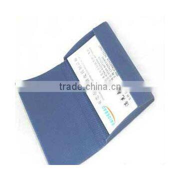 Mini PU/leather aluminum business name card holder