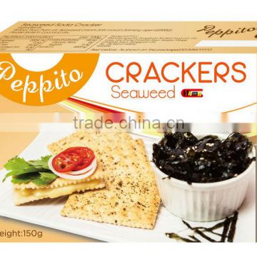 Seaweed Pieces Flavor Soda Crackers