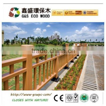 2014 latest outdoor waterproof wpc fence / wpc railing
