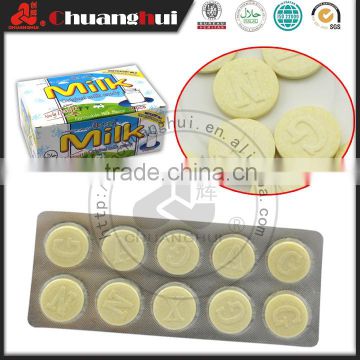 10PCS Packaging Alphabet Dry Milk Tablet Candy