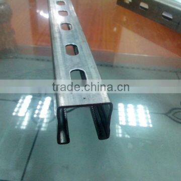 stainless C channel 41*41 with slotted