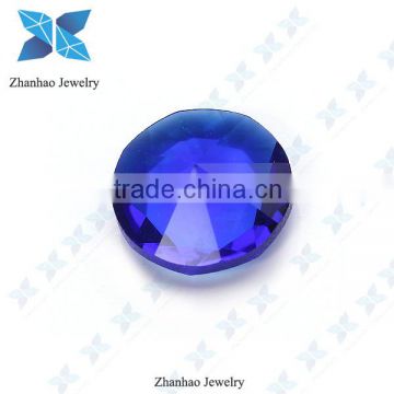 Wholesale round brilliant cut synthetic rough glass stone