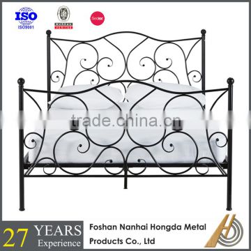 metal king size bed double bed