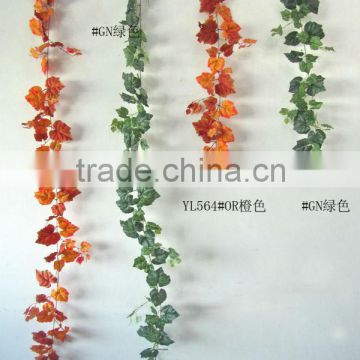artificial grape leaves garland YL564-1