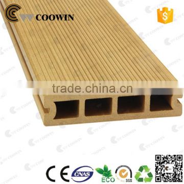 High strength hollow wpc cedar floor decking