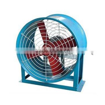 Large angle electrical exhaust fans for industry