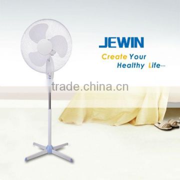 Cross base 3 blade portable electric stand fan for home use