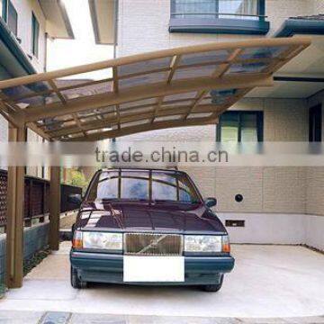 2017 Trade Assurance New style aluminum polycarbonate covering aluminum car canopy