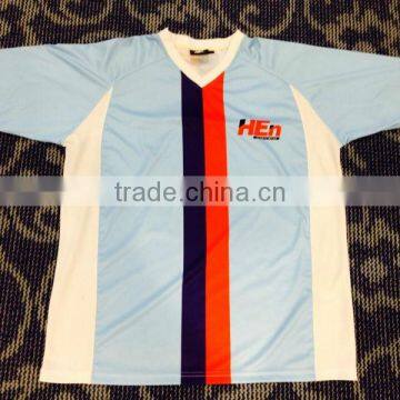 Hot 2014 popular design white football jersey, top grade soccer uniform