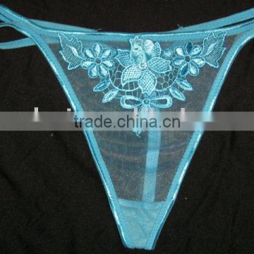 Ladies blue G-string wholesale price