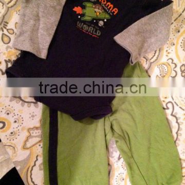 Sport Baby Boy Stitching Outfit Chinese Factory