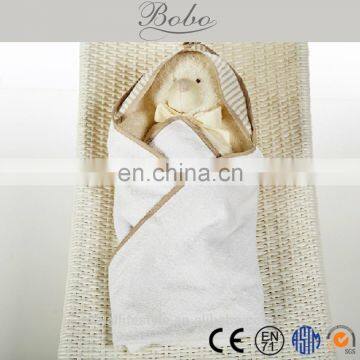 Natural quality kids hooded towel,hooded bath towel