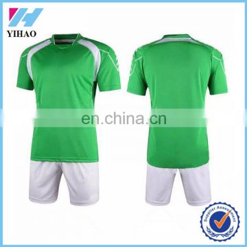 Yihao 2015 new design custom sportwear soccer jerseys set for men wholesale bulk soccer jersey