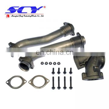 Turbocharger Up Pipe Kit Suitable for FORD E-350 OE F4TZ-6K854-C F4TZ6K854C F4TZ-6K854-F F4TZ6K854F F81Z-6K854-EA F81Z6K854EA