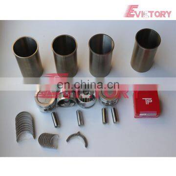 For Nissan Forklift h20 h20-2 H20-II engine rebuild kit piston ring cylinder liner full gasket kit bearing