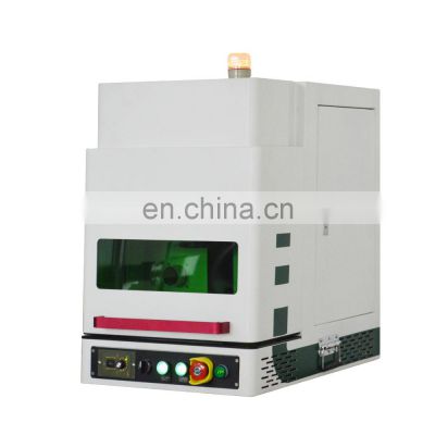 50w/100w enclosed fiber laser marking machine for jewelry engraving cutting