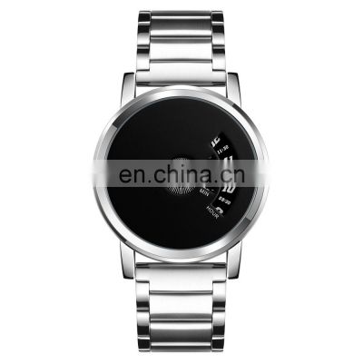 SKMEI 1260 Special Design men Full Steel Fashion Watches Top Luxury Brand Wristwatches Men's Quartz Watch