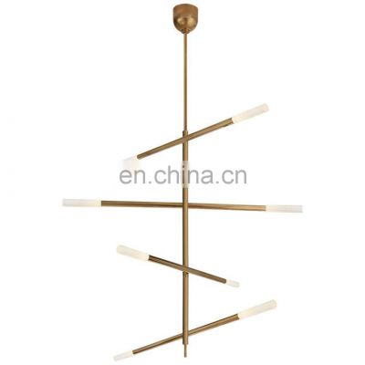 Factories in china modern luxury art long chandelier high ceilings for dining foyer stairs